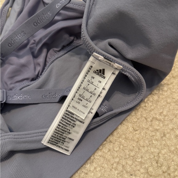 Adidas Women's Active Seamless Micro Stretch Long Line Plunge Bra size L - Picture 5 of 5